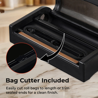 75kPa 110W 30cm 12L/min coupe-sac sec humide portable compacte machine sous vide soudeuse emballage alimentaire