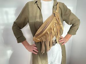 Unisex Custom Genuine Leather Waist Bag <b>Small</b> Bum Fanny Pack with Zipper Closure Vintage Style Hip <b>Purse</b> LWB-0015C <b>Black</b> - Product Image 6