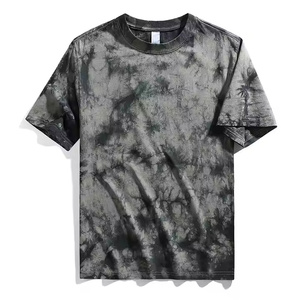 Haute qualité couleurs personnalisées tie-dyed o-cou T-Shirts pour hommes séchage rapide décontracté en plein air été respirant cravate teinture t-shirt - Product Image 4