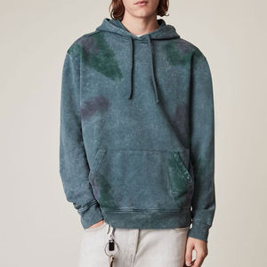 Dernière conception Pakistan Hiver Street Wear Hommes Stone Wash Hoodies 100% Polyester OEM En Gros - Product Image 6