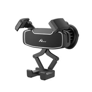 DIGITALOME SP-222 support universel pour téléphone portable de voiture support de voiture de téléphone stable support de grille flexible SP-222 support de téléphone de voiture noir - Product Image 1