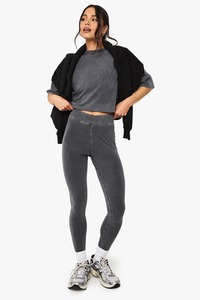 Camiseta de manga corta de gran tamaño Vintage para mujer, ropa informal de verano 2025 con cuello redondo, camiseta en blanco de Material Terry para mujer - Product Image 3