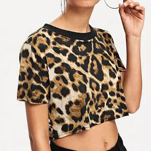 Top Corto Sublimado de Alta Calidad para Mujer, Moderno, Personalizado, de Fábrica - Product Image 1