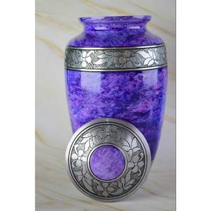 Venta al por mayor de urnas de cremación artesanales de aluminio accesorios funerarios para mascotas y bebés exportación de alta calidad de la India - Product Image 3