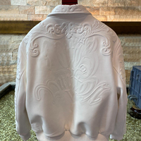 Blouson Bomber Homme Personnalisé avec Manches en Cuir Véritable et Broderie Chenille Style Universitaire Letterman