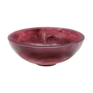 Bol de service à salade en résine Bol de nourriture en résine pour usage décoratif à la maison et dans les restaurants - Product Image 1