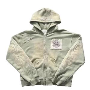 Sudadera con Capucha Bordada de Forro Polar con Cierre para Hombre, Sudaderas con Capucha para Hombre - Product Image 5