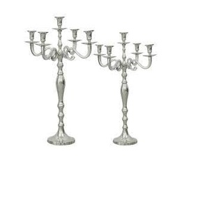 Bougeoir design artisanal en acier inoxydable poli brillant Maison Hôtel Table Ware Décoration Bougeoir - Product Image 3