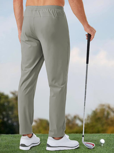 . Pantalon de golf homme coupe décontractée avec tissu extensible adapté à l'entraînement en plein air et à l'habillage décontracté de tous les jours - Product Image 6