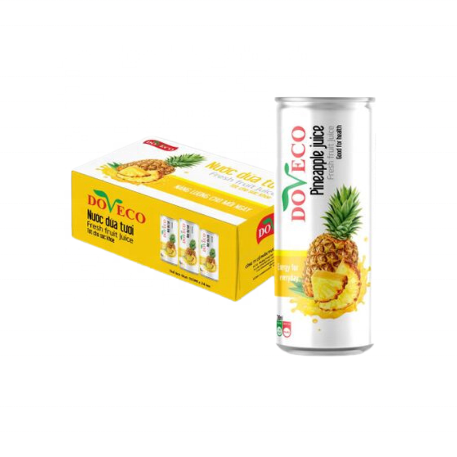 Doveco Fresh 330ml Jugo de piña Fruta tropical Bebida procesada
