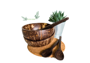 ชามกะลามะพร้าวธรรมชาติแบบ2025ชามใบเล็กกะลามะพร้าวใช้ทำจาก Eco2go เวียดนาม - Product Image 3