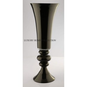 Ensemble de 2 trompettes de fleurs en laiton métallisé de décoration de table polie en or de taille différente trompette standard la plus vendue pour la maison et l'hôtel - Product Image 6