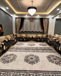 Sièges au sol orientaux, canapé ethnique, canapé Majlis arabe, canapé de style ottoman, ensemble Jalsa arabe, sièges au sol orientaux de luxe - Product Image 4