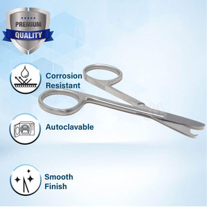 Bán trực tuyến của chất lượng tốt nhất biểu tượng tùy chỉnh ligature Scissor thiết kế chuyên nghiệp thép không gỉ Hướng dẫn sử dụng nguồn điện - Product Image 3