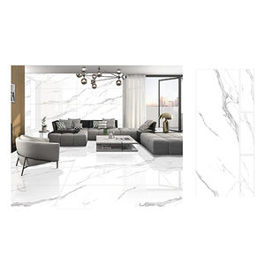 Carreaux de porcelaine brillants de haute qualité de luxe 600*1200mm pour les murs et les sols du salon Style de conception moderne pour les murs extérieurs - Product Image 5