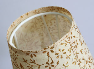 Banana Fiber And The Colorful Golden Printed Paper Release Spectacular Light Around Home Office Bedroom Decoration <b>Lampshade</b> - Product Image 2