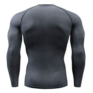 Best Quality Men's Rash Guard Swim T-Shirt Factory Made Breathable Sublimation Plain-Fabric Rash Guard For Men's - Product Image 3