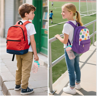 Bouteille d'eau en plastique Tritan personnalisée pour étudiants, bouteille d'eau portable pour le sport en plein air avec des designs personnalisés