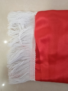2025 Top Trending Custom Satin Football Soccer Fans Flag Premium Quality Tunisia <b>Scarf</b> with Double Side Printing Long Style - Product Image 4