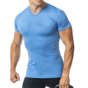 Nouveau Style 2025 T-shirt séchage rapide ajustement respirant été entraînement musculation impression personnalisée T-shirt pour homme - Product Image 1