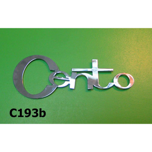 Emblema 'Cento' para el protector de piernas de Lambretta J100 - Product Image 1
