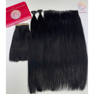 Raw Natural Straight Double Drawn Extensiones de cabello humano crudo vietnamita Extensiones de cabello vietnamita de alta calidad Precio al por mayor de fábrica - Product Image 6