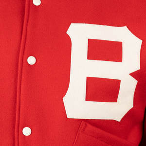 Vestes de baseball à capuche pour hommes, patchs de broderie avec logo personnalisé, support en tissu satin de laine, streetwear d'hiver, patchs chenille jahcket - Product Image 2