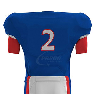 Uniforme de football américain pour hommes adultes de haute qualité à bas prix, respirant, à séchage rapide, personnalisable, toutes saisons, fabriqué en 100% polyester - Product Image 4
