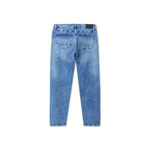 M/Blue Y2K Denim Shoeby High Vintage Straight Skinny Streetwear Hip Hop Cargo Pantalones Técnicas de color oscuro claro para el invierno - Product Image 3