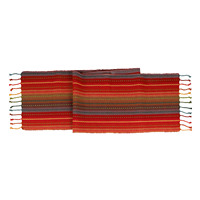 Nappe de table de mariage personnalisable en coton tissé 100% imperméable, rayée, carrée, multicolore
