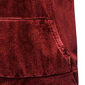 Sudadera con Capucha de Terciopelo para Hombre, 100% Algodón, Invierno 2026, Venta al Por Mayor, Personalizable con Bordado Liso OEM - Product Image 3