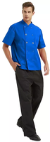 Uniforme de Chef cuisinier de Restaurant pour femmes et hommes, chemise de Chef bleu Royal à Double boutonnage, logo personnalisé fabriqué en inde