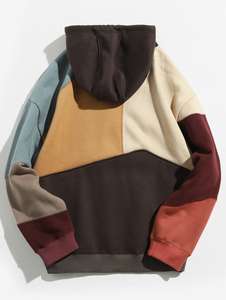 Personalizado 500 GSM % algodón Unisex XL tamaño Casual Sudadera con capucha de gran tamaño con logotipo bordado impresión hombres sudaderas con capucha en blanco conjunto - Product Image 2