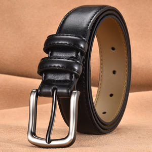 Latest Hot Selling <b>Men's</b> Formal Solid Genuine Leather <b>Belt</b> For <b>Men</b> Casual Pin <b>Buckle</b> <b>Belt</b> for Business - Product Image 2