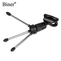 Biner F-05 trépied professionnel, support pliable et réglable pour téléphone portable, support de bureau pour Microphone