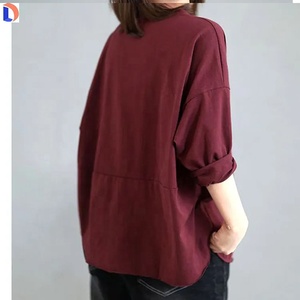 Filles Lady Streetwear T-shirts à manches longues de haute qualité 100% coton - Product Image 3