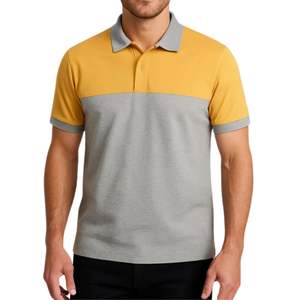 Precio barato 100% algodón transpirable cómodo Atlético verano elegante alta calidad hombres polos - Product Image 6