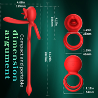 Neue Cook Ring-Vibratoren für Frauen und Paare, Klitoris-Stimulator, USB-wiederaufladbar, IPX6 wasserdicht, 10-Gang-Fernbedienung
