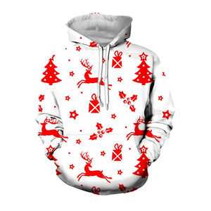 <b>Men</b> And Women 100% Cotton Winter Season <b>Christmas</b> <b>Hoodies</b> 100% Cotton Thermal <b>Christmas</b> <b>Hoodies</b> - Product Image 3
