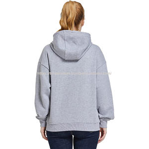 Sudadera con Capucha Unisex de Alta Calidad, Mezcla de Poliéster y Algodón, con Parches, Secado Rápido, Transpirable, con Cierre, OEM, Tallas Grandes, Impresión Digital - Product Image 2