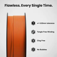 Filament PETG Orange Extravagant 1kg par Numakers, Matériau d'Impression 3D de Haute Qualité 1.75mm avec Moulage