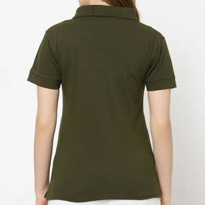 Polo extensible et léger pour femmes pour les entraînements actifs et les loisirs d'été en plein air avec une chemise de coupe classique pour femmes - Product Image 3