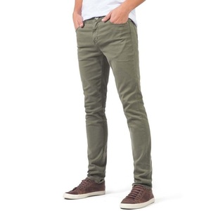 Pantalon chino kaki pour hommes, pantalon chino en coton stretch personnalisé pour hommes, pantalon chino slim pour hommes - Product Image 3