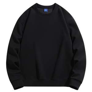 เสื้อยืดคอกลมแขนยาวสำหรับผู้ชายเสื้อมีฮู้ดตัวยาวผ้าย้อมสีเรียบดีไซน์แฟชั่นฤดูใบไม้ร่วงฤดูหนาว - Product Image 5