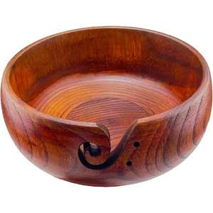 Custom Designer Yarn <b>Storage</b> Bowl Natural Finished High Quality Wooden Yarn Bowl Impressive Gift <b>Knitting</b> Bowls for Grand Mother - Product Image 5