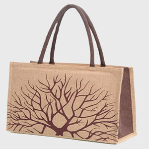 High Quality Customized Logo Jute Shopping Bag Cotton Canvas Bag Custom Item Style Pattern Letter Promotion ENG For Export - Product Image 1