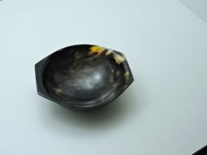 Cuenco para Servir de Cuerno Negro Natural, de la Mejor Calidad, Pulido, Duradero, con Aspecto Antiguo, Hecho a Mano, Ecológico, para Fiestas y Comida - Product Image 3