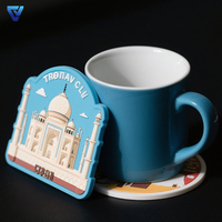 Sous-verre promotionnel en PVC 3D personnalisé pour souvenirs touristiques, impression caoutchouc, pour produits promotionnels