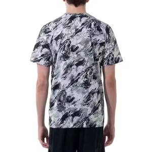 High Quality 95%Polyester <b>5</b>%Spandex Fitness Athletic <b>Men</b> Quick Dry Breathable Custom Fitness <b>Men</b> Sports Tshirts - Product Image 6