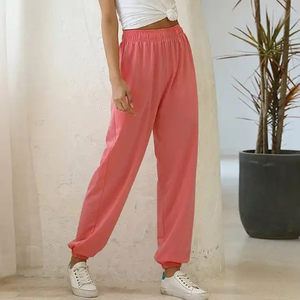 High Quality Gray <b>Harem</b> Sweatpants Mid-Waist Elastic Waist Loose Fit <b>Trousers</b> Ankle-Length Casual Joggers With Pockets - Product Image 2